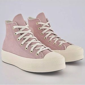 😍Converse All Star Lift Hi Platform, Stone Mauve, Women’s Size 8.5